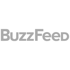 BuzzFeed logo in gray