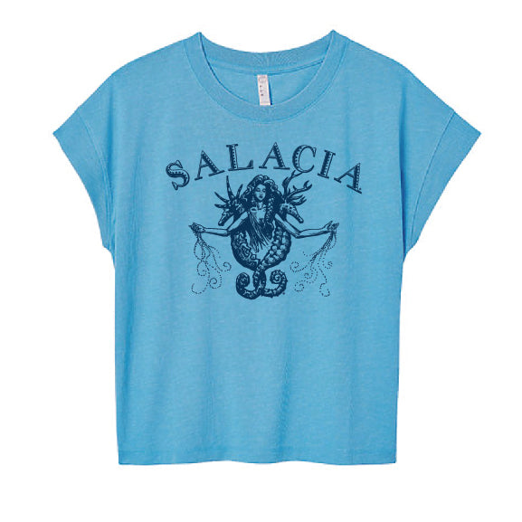 Salacia Vintage Wash Cap Sleeve T-Shirt