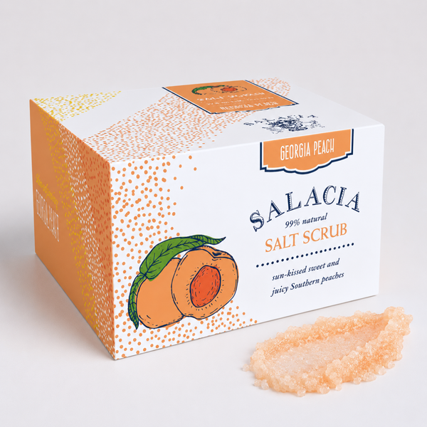 Georgia Peach Sea Salt Hand & Body Scrub 7oz