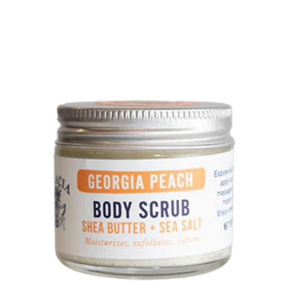 Georgia Peach Sea Salt Hand & Body Scrub 2.6oz