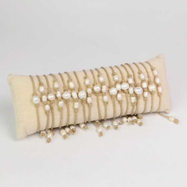 Pearl Knot Pull Bracelets