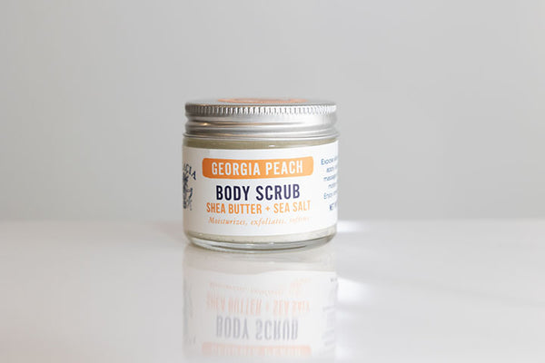 Georgia Peach Sea Salt Hand & Body Scrub 2.6oz