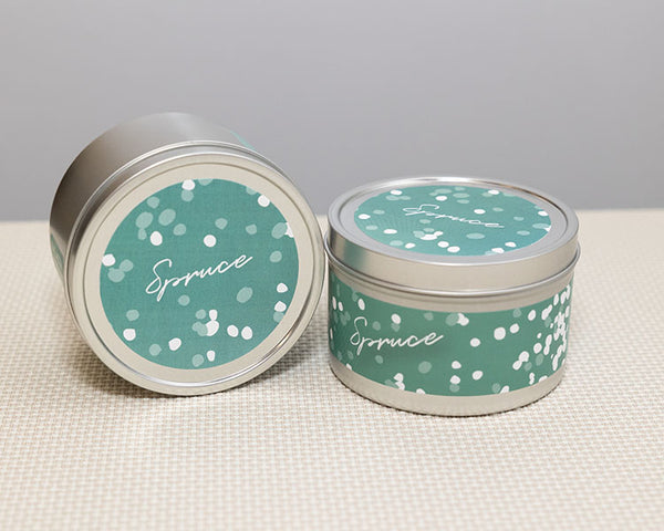 Spruce Travel Tin Candle