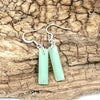 Cultured Glass Bar Earrings