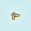 Recycled Brass Hammered Ring by Swahili Coast
