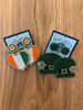 St. Patrick's Beaded Earrings