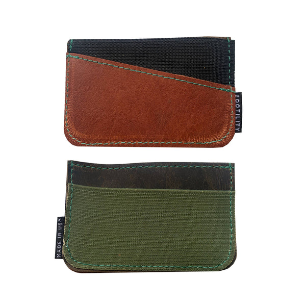 Card Holder Wallet: Olive Drab